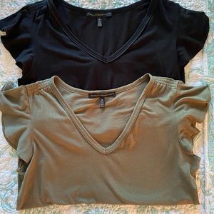 WHBM Flutter Sleeve Tees